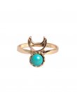 Turquoise Moon Ring