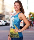 Rainbow Cowboy Cat Tank Top by Bear Dance