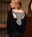 Striped Racer Top by annianna