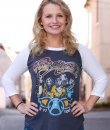 Aerosmith 77 Tour Raglan by Junk Food