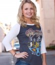 Aerosmith 77 Tour Raglan by Junk Food