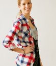 Red And Blue Plaid Button Down by Win Win