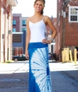 Tie Dye Maxi Skirt by Promesa