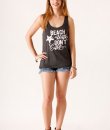 Beach Hair Don't Care Tank Top by Active Pro