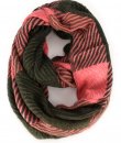 Zig Zag Checkered Infinity Scarf by Girly