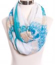 Elephant Print Infinity Scarf by Do Everything in Love