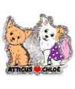 Atticus Loves Chloé Glitter Sticker