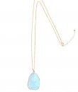 Turquoise Stone Pendant Necklace