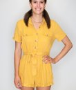 Button Down Romper by Timing