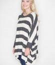 Boxy Striped Top by Cherish