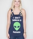 Alien Tank Top by Bear Dance