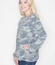 Camouflage Pullover Top by Cherish