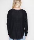 Black Thermal Henley by Cherish