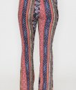 Printed Bell Bottom Pants by Bear Dance