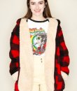 Reversible Buffalo Plaid Sherpa Jacket by Love Tree