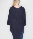 Striped Knit Poncho by Ruggine