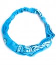 Aqua Paisley Headband by Ellas