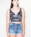 Camouflage Crop Top by Bear Dance