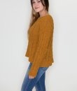 Camel Cable Knit Sweater by Love Tree