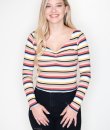 Striped Crop Top by Bear Dance