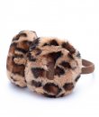 Latte Leopard Print Earmuffs by C.C.