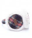 Brown Plaid Earmuffs by C.C.