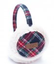 Navy Plaid Earmuffs by C.C.