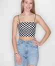 Checkered Crop Top by Bear Dance