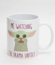 Grogu Watching The Drama Mug