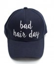 Navy Bad Hair Day Cap by C.C.