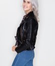 Vegan Leather Moto Jacket by Love Tree