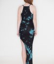 Tie Dye Side Slit Maxi Dress by Bear Dance