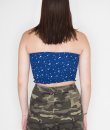 Star Print Smocked Tube Top by Wild Honey