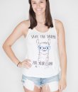 Llama Drama Tank Top by Bear Dance