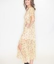 Floral Ruched Dress by Timing